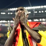 Joshua Cheptegei est forfait pour les Mondiaux KEYSTONE/AP/MATTHIAS SCHRADER